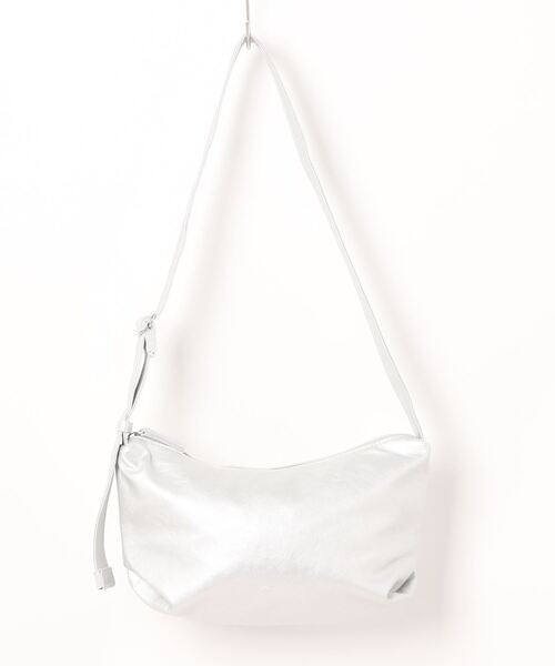 Legato Largo（レガートラルゴ）の「＜新色追加＞フェイクレザー ワンショルダーミニバッグ（ショルダーバッグ・レディース・アイボリー/ブラック/シルバー・FREE）」の11枚目の写真