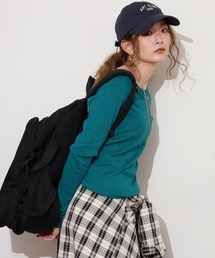 ACE オーガニックコットン フライス Tシャツ 長袖 デオドラント UV加工