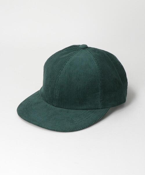 green label relaxing(グリーンレーベルリラクシング)の「GLR コーデュロイ フラット キャップ(キャップ・メンズ・ブラック/ダークグリーン/ベージュ・FREE)」の3枚目の写真
