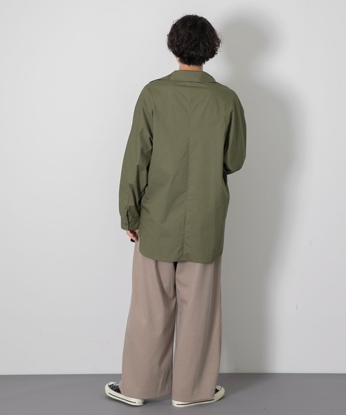 SENSE OF PLACE by URBAN RESEARCH（センスオブプレイスバイアーバンリサーチ）の「『わたべ×SOP』ハイネックドルマンルーズシャツ（シャツ/ブラウス・メンズ・ホワイト/ブラック/カーキ・MEDIUM/LARGE）」の17枚目の写真