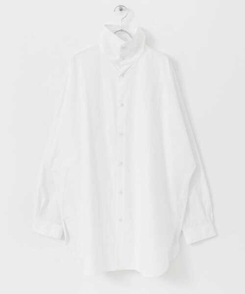 SENSE OF PLACE by URBAN RESEARCH（センスオブプレイスバイアーバンリサーチ）の「『わたべ×SOP』ハイネックドルマンルーズシャツ（シャツ/ブラウス・メンズ・ホワイト/ブラック/カーキ・MEDIUM/LARGE）」の13枚目の写真
