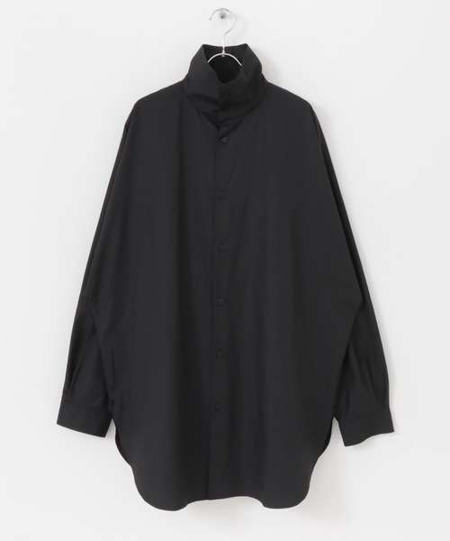 SENSE OF PLACE by URBAN RESEARCH（センスオブプレイスバイアーバンリサーチ）の「『わたべ×SOP』ハイネックドルマンルーズシャツ（シャツ/ブラウス・メンズ・ホワイト/ブラック/カーキ・MEDIUM/LARGE）」の12枚目の写真