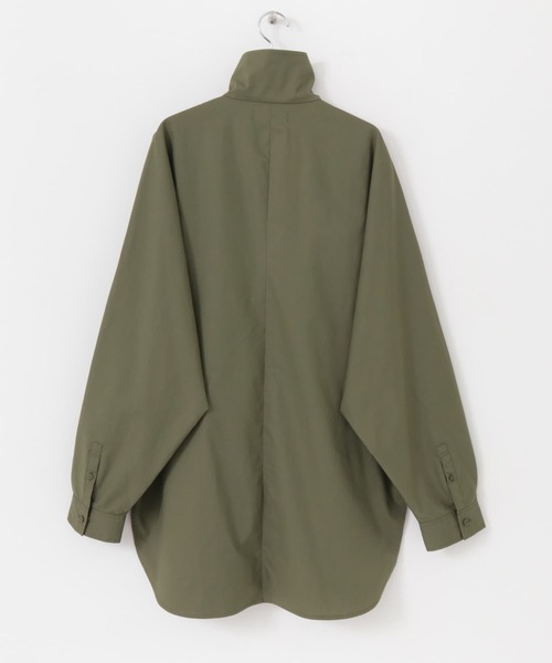 SENSE OF PLACE by URBAN RESEARCH（センスオブプレイスバイアーバンリサーチ）の「『わたべ×SOP』ハイネックドルマンルーズシャツ（シャツ/ブラウス・メンズ・ホワイト/ブラック/カーキ・MEDIUM/LARGE）」の10枚目の写真