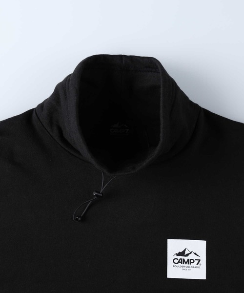 CAMP7(キャンプセブン)の「【CAMP7】ハイネックスウェット(スウェット・メンズ・ブラック/グレー・S/M/L/XL)」の10枚目の写真