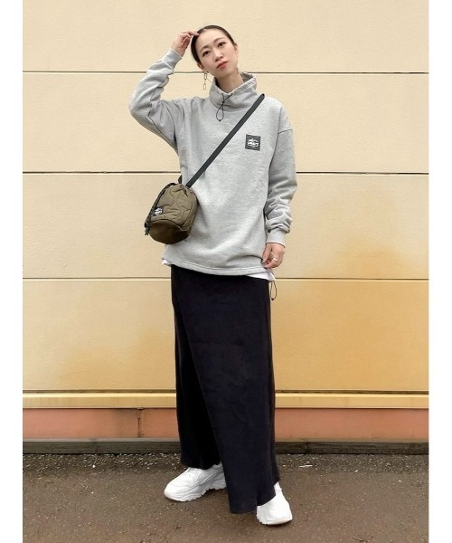 CAMP7(キャンプセブン)の「【CAMP7】ハイネックスウェット(スウェット・メンズ・ブラック/グレー・S/M/L/XL)」の17枚目の写真