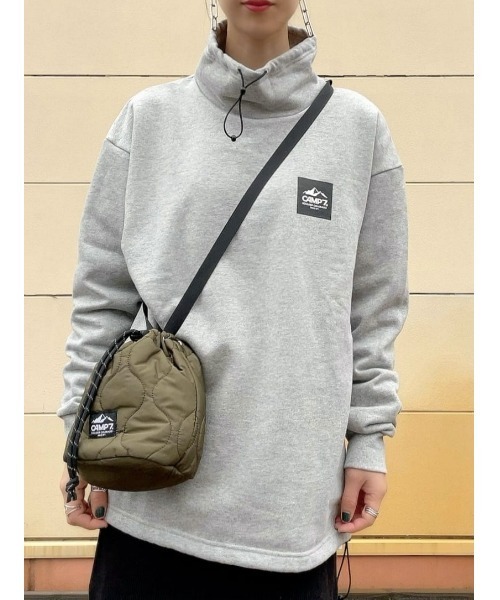 CAMP7(キャンプセブン)の「【CAMP7】ハイネックスウェット(スウェット・メンズ・ブラック/グレー・S/M/L/XL)」の14枚目の写真