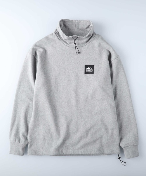 CAMP7(キャンプセブン)の「【CAMP7】ハイネックスウェット(スウェット・メンズ・ブラック/グレー・S/M/L/XL)」の13枚目の写真