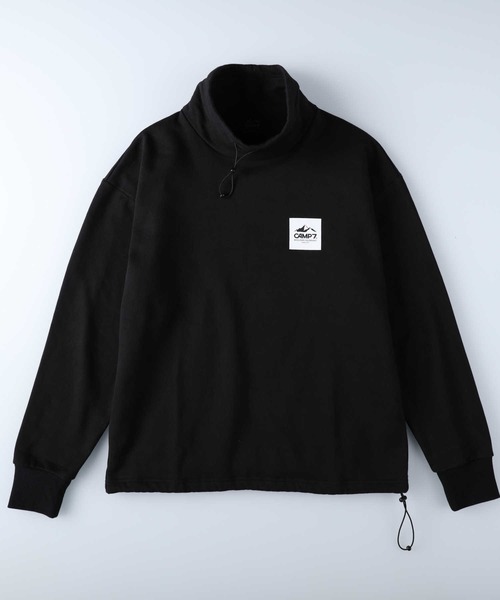 CAMP7(キャンプセブン)の「【CAMP7】ハイネックスウェット(スウェット・メンズ・ブラック/グレー・S/M/L/XL)」の12枚目の写真
