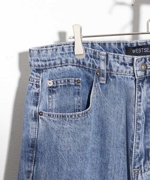 Art re A select（アトリエセレクト）の「11.5oz HIGHWAIST＆STANDARD WIDESTRAIGHT DENIMPANTS/11.5オンス ベーシック ワイドストレートデニムパンツ（デニムパンツ・メンズ・ケミカルウォッシュ/ブルー/ブラック・X-LARGE/LARGE/MEDIUM）」の13枚目の写真