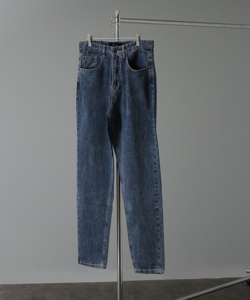 Art re A select（アトリエセレクト）の「11.5oz HIGHWAIST＆STANDARD WIDESTRAIGHT DENIMPANTS/11.5オンス ベーシック ワイドストレートデニムパンツ（デニムパンツ・メンズ・ケミカルウォッシュ/ブルー/ブラック・X-LARGE/LARGE/MEDIUM）」の10枚目の写真