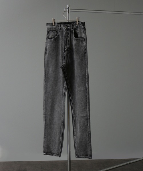 Art re A select（アトリエセレクト）の「11.5oz HIGHWAIST＆STANDARD WIDESTRAIGHT DENIMPANTS/11.5オンス ベーシック ワイドストレートデニムパンツ（デニムパンツ・メンズ・ケミカルウォッシュ/ブルー/ブラック・X-LARGE/LARGE/MEDIUM）」の8枚目の写真