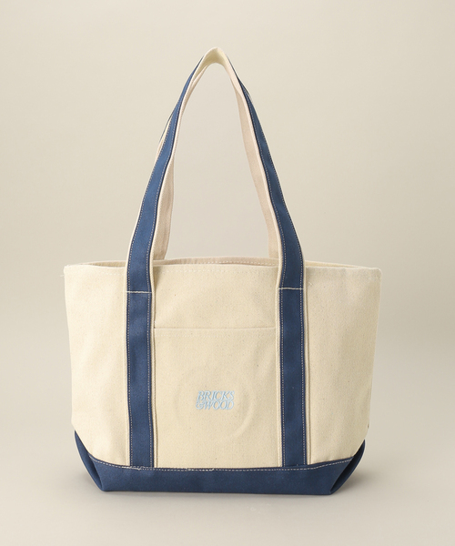 WISM（ウィズム）の「【Bricks & Wood × ブリックス アンド ウッド】LOGO BOAT TOTE（トートバッグ・メンズ・ネイビー・FREE）」の13枚目の写真