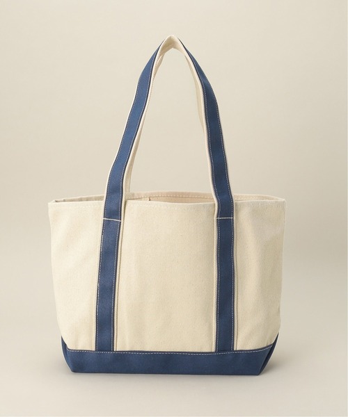 WISM（ウィズム）の「【Bricks & Wood × ブリックス アンド ウッド】LOGO BOAT TOTE（トートバッグ・メンズ・ネイビー・FREE）」の4枚目の写真