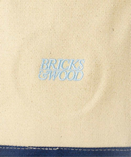 WISM（ウィズム）の「【Bricks & Wood × ブリックス アンド ウッド】LOGO BOAT TOTE（トートバッグ・メンズ・ネイビー・FREE）」の10枚目の写真
