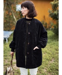 ＳＵＮＮＹ　ＣＬＯＵＤＳ　極太コールのショートコート〈レディース〉
