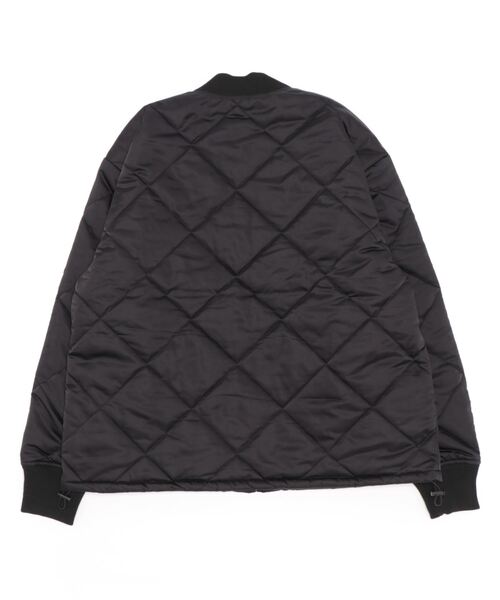 AZUL by moussy(アズールバイマウジー)の「QUILTING BLOUSON/キルティングブルゾン(ブルゾン・メンズ・ブラック/カーキ・MEDIUM/LARGE)」の3枚目の写真