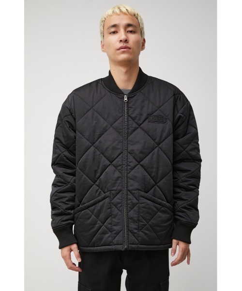 AZUL by moussy(アズールバイマウジー)の「QUILTING BLOUSON/キルティングブルゾン(ブルゾン・メンズ・ブラック/カーキ・MEDIUM/LARGE)」の8枚目の写真