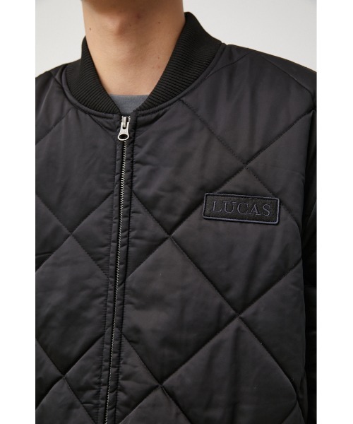 AZUL by moussy(アズールバイマウジー)の「QUILTING BLOUSON/キルティングブルゾン(ブルゾン・メンズ・ブラック/カーキ・MEDIUM/LARGE)」の11枚目の写真
