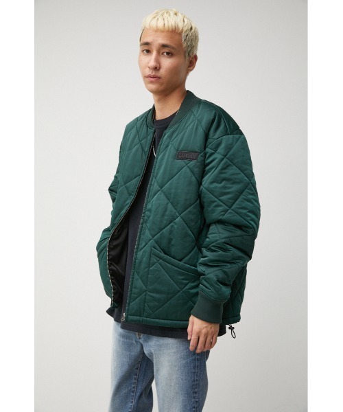 AZUL by moussy(アズールバイマウジー)の「QUILTING BLOUSON/キルティングブルゾン(ブルゾン・メンズ・ブラック/カーキ・MEDIUM/LARGE)」の15枚目の写真