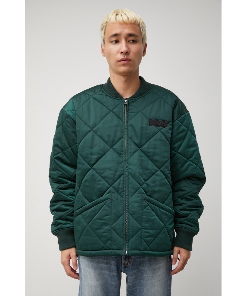 AZUL by moussy(アズールバイマウジー)の「QUILTING BLOUSON/キルティングブルゾン(ブルゾン・メンズ・ブラック/カーキ・MEDIUM/LARGE)」の17枚目の写真