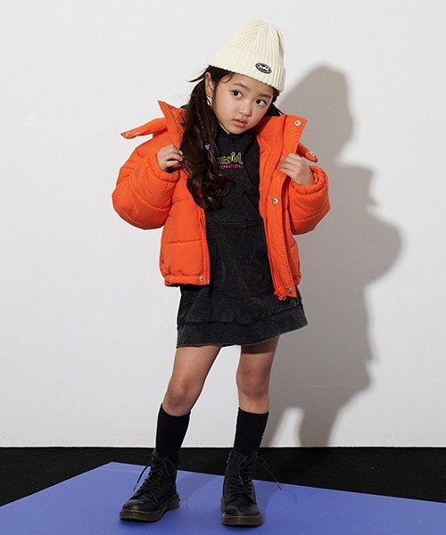 X-girl Stages（エックスガールステージス）の「ピグメントロゴパーカワンピース（アンサンブル・キッズ・ネイビー/チャコール/マルチ・90cm/100cm/110cm/120cm/130cm/140cm）」の18枚目の写真