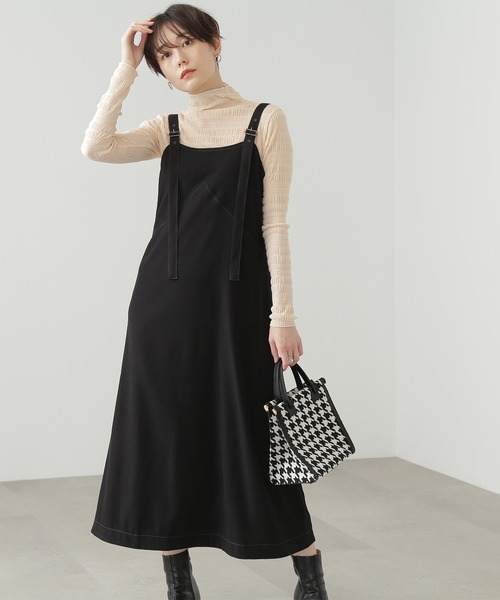 N.（N. Natural Beauty Basic）（エヌエヌナチュラルビューティーベーシック）の「◆カットレースハイネックカットソー（Tシャツ/カットソー・レディース・ブラック/クリーム・MEDIUM）」の4枚目の写真