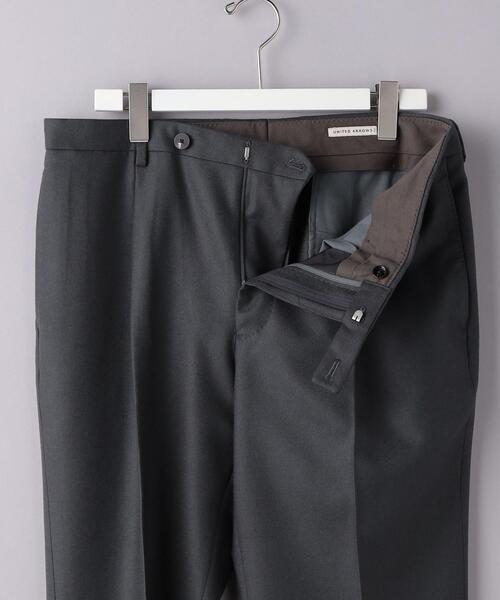 UNITED ARROWS(ユナイテッドアローズ)の「サキソニー テーパードパンツ(スラックス・メンズ・ネイビー/ダークグレー/ベージュ・L/XL/S/M)」の14枚目の写真