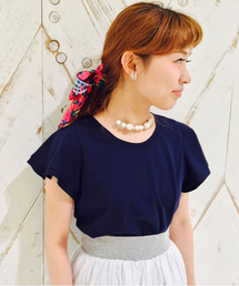 DISCOAT | 【Discoat】袖フリルT(Tシャツ/カットソー)