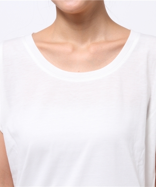 DISCOAT（ディスコート）の「【Discoat】袖フリルT（Tシャツ/カットソー・レディース・オフホワイト/ネイビー/グレー/その他19・ﾌﾘ-）」の9枚目の写真