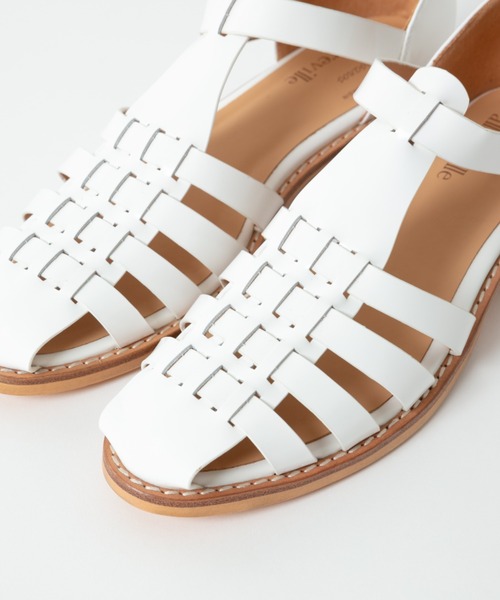 ARTESANOS（アルテサノス）の「【ARTESANOS per allureville】グルカサンダル（サンダル・レディース・ホワイト/ダークブラウン・38/35/36/37）」の7枚目の写真