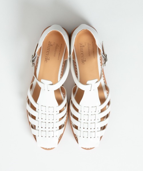 ARTESANOS（アルテサノス）の「【ARTESANOS per allureville】グルカサンダル（サンダル・レディース・ホワイト/ダークブラウン・38/35/36/37）」の3枚目の写真