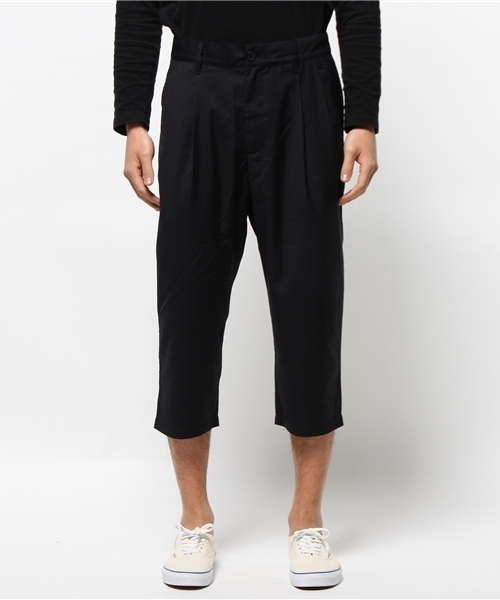 Lui's(ルイス)の「Lui's(ルイス) スラックス2タッククロップドパンツ(その他パンツ・メンズ・グレー/ブラック・MEDIUM/SMALL)」の5枚目の写真