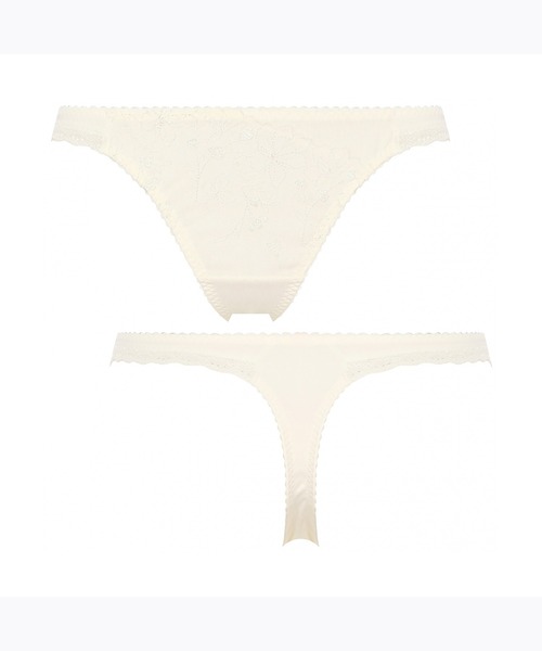 AMOSTYLE BY Triumph（アモスタイルバイトリンプ）の「ストリング（Tバック） ラインアートステッチ AMST1410 String JX（ショーツ・レディース・グリーン/ホワイト/パープル/グレー/ライトピンク/ライトパープル/シャーベット/チェリーピンク/ライトブルー/ラベンダー・M）」の12枚目の写真