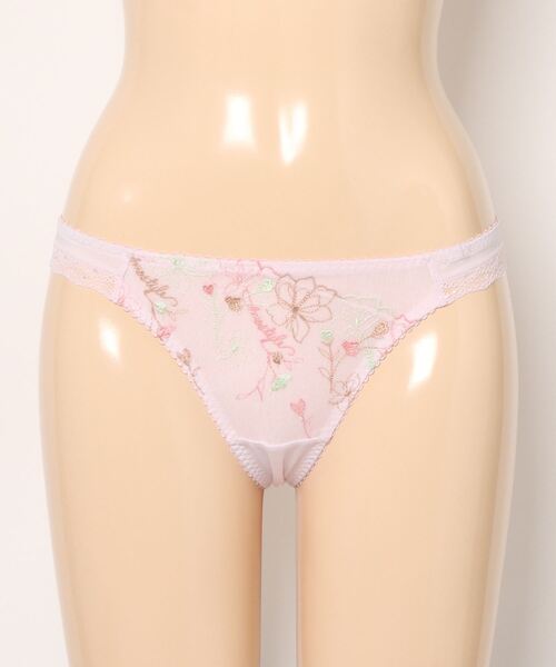 AMOSTYLE BY Triumph（アモスタイルバイトリンプ）の「ストリング（Tバック） ラインアートステッチ AMST1410 String JX（ショーツ・レディース・グリーン/ホワイト/パープル/グレー/ライトピンク/ライトパープル/シャーベット/チェリーピンク/ライトブルー/ラベンダー・M）」の17枚目の写真