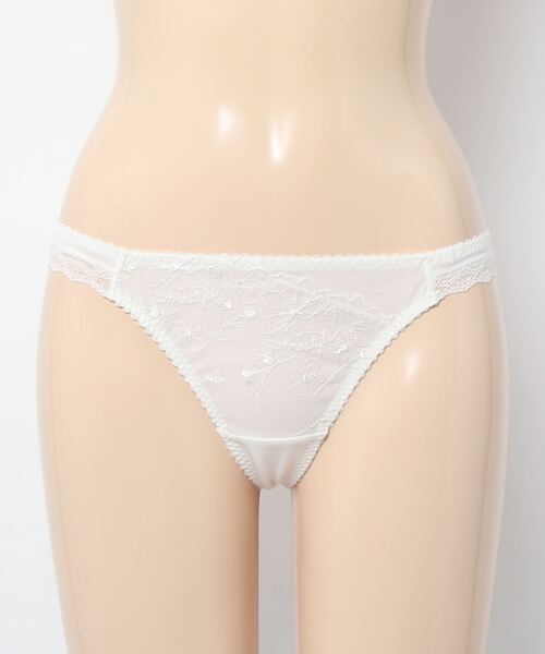 AMOSTYLE BY Triumph（アモスタイルバイトリンプ）の「ストリング（Tバック） ラインアートステッチ AMST1410 String JX（ショーツ・レディース・グリーン/ホワイト/パープル/グレー/ライトピンク/ライトパープル/シャーベット/チェリーピンク/ライトブルー/ラベンダー・M）」の18枚目の写真