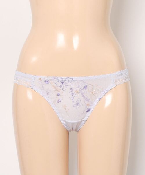 AMOSTYLE BY Triumph（アモスタイルバイトリンプ）の「ストリング（Tバック） ラインアートステッチ AMST1410 String JX（ショーツ・レディース・グリーン/ホワイト/パープル/グレー/ライトピンク/ライトパープル/シャーベット/チェリーピンク/ライトブルー/ラベンダー・M）」の20枚目の写真