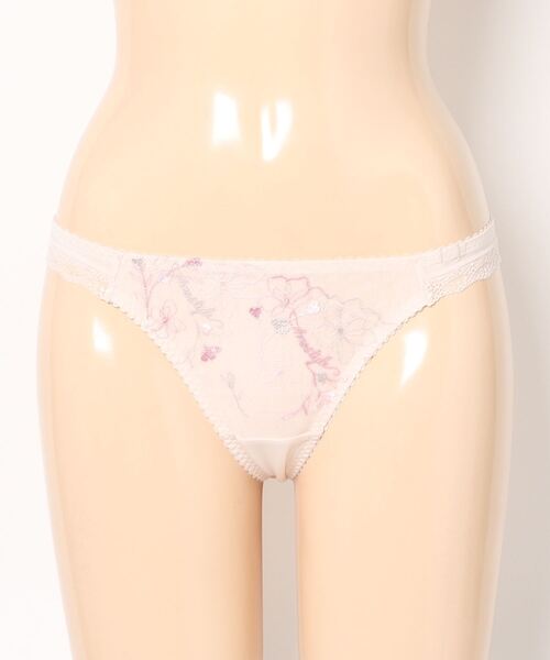 AMOSTYLE BY Triumph（アモスタイルバイトリンプ）の「ストリング（Tバック） ラインアートステッチ AMST1410 String JX（ショーツ・レディース・グリーン/ホワイト/パープル/グレー/ライトピンク/ライトパープル/シャーベット/チェリーピンク/ライトブルー/ラベンダー・M）」の22枚目の写真