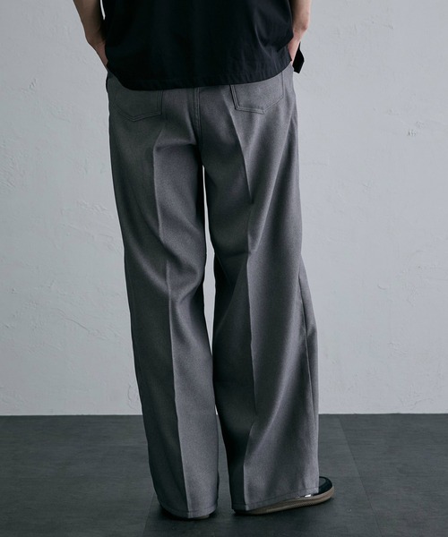 【セール】EDWIN エドウィン ワイドパンツ フレア スラックス（スラックス）｜EDWIN（エドウィン）