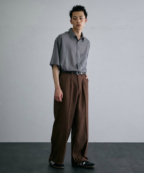 【セール】EDWIN エドウィン ワイドパンツ フレア スラックス（スラックス）｜EDWIN（エドウィン）