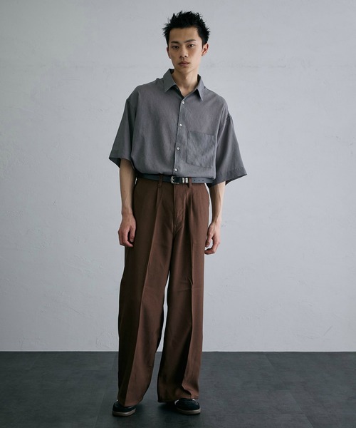 【セール】EDWIN エドウィン ワイドパンツ フレア スラックス（スラックス）｜EDWIN（エドウィン）