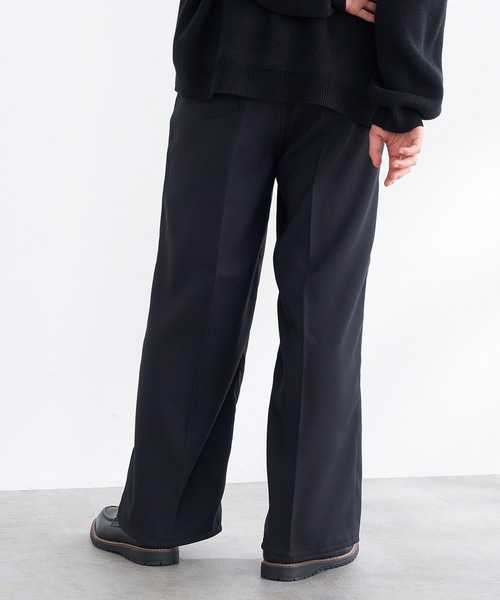 【セール】EDWIN エドウィン ワイドパンツ フレア スラックス（スラックス）｜EDWIN（エドウィン）