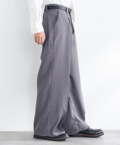 ヴィンテージ ワイド フレア スラックス グレー ORIGINAL) ワイドフレアスラックス (gray) | ファッション通販