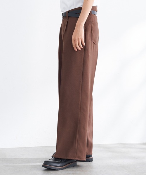 【セール】EDWIN エドウィン ワイドパンツ フレア スラックス（スラックス）｜EDWIN（エドウィン）