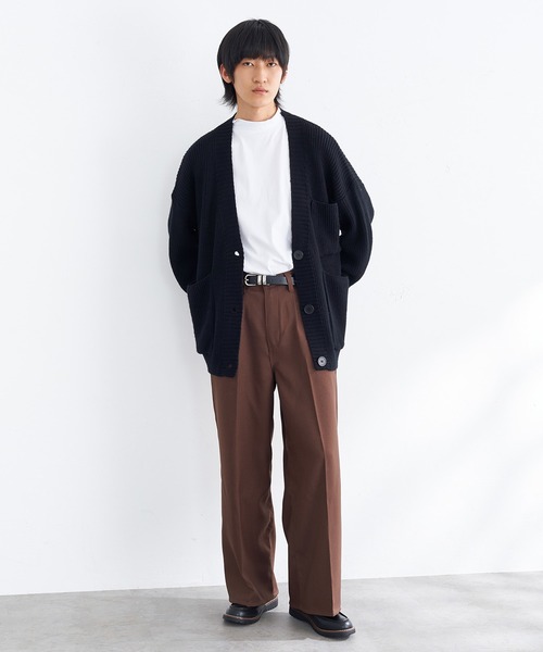 【セール】EDWIN エドウィン ワイドパンツ フレア スラックス（スラックス）｜EDWIN（エドウィン）