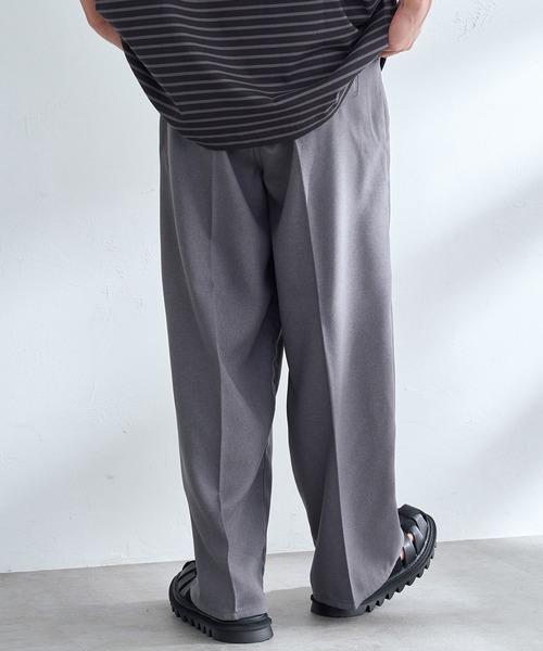 【セール】EDWIN エドウィン ワイドパンツ フレア スラックス（スラックス）｜EDWIN（エドウィン）