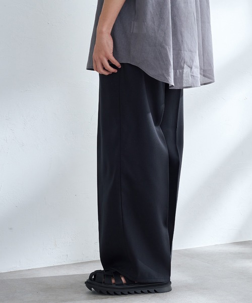 【セール】EDWIN エドウィン ワイドパンツ フレア スラックス（スラックス）｜EDWIN（エドウィン）