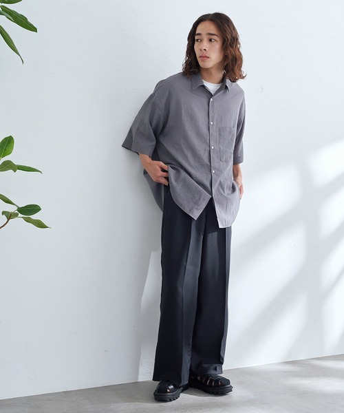 【セール】EDWIN エドウィン ワイドパンツ フレア スラックス（スラックス）｜EDWIN（エドウィン）