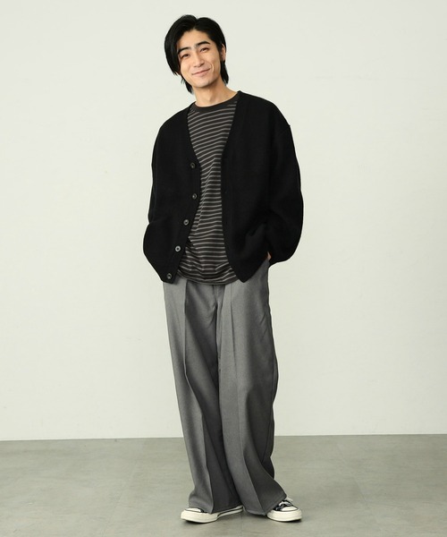 【セール】EDWIN エドウィン ワイドパンツ フレア スラックス（スラックス）｜EDWIN（エドウィン）