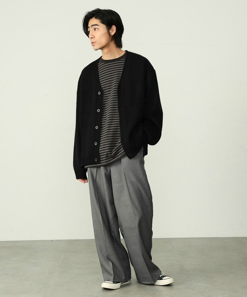 【セール】EDWIN エドウィン ワイドパンツ フレア スラックス（スラックス）｜EDWIN（エドウィン）