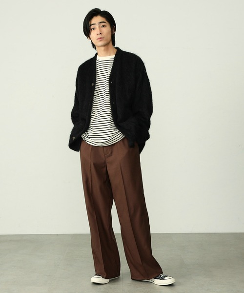 【セール】EDWIN エドウィン ワイドパンツ フレア スラックス（スラックス）｜EDWIN（エドウィン）